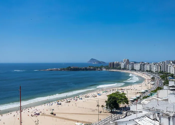 Flat Varanda Vista Mar - Terraço Panorâmico Rio de Janeiro